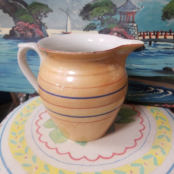 Vintage Pitcher - Made In Czechoslovakia Union K - - Picture 1 of 7